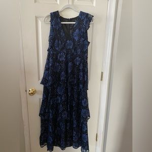 Lulus black and navy dress